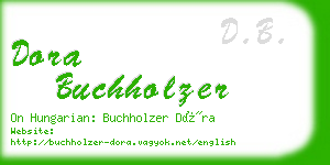 dora buchholzer business card